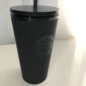 Starbucks black matte 16 oz. tumbler NEW!